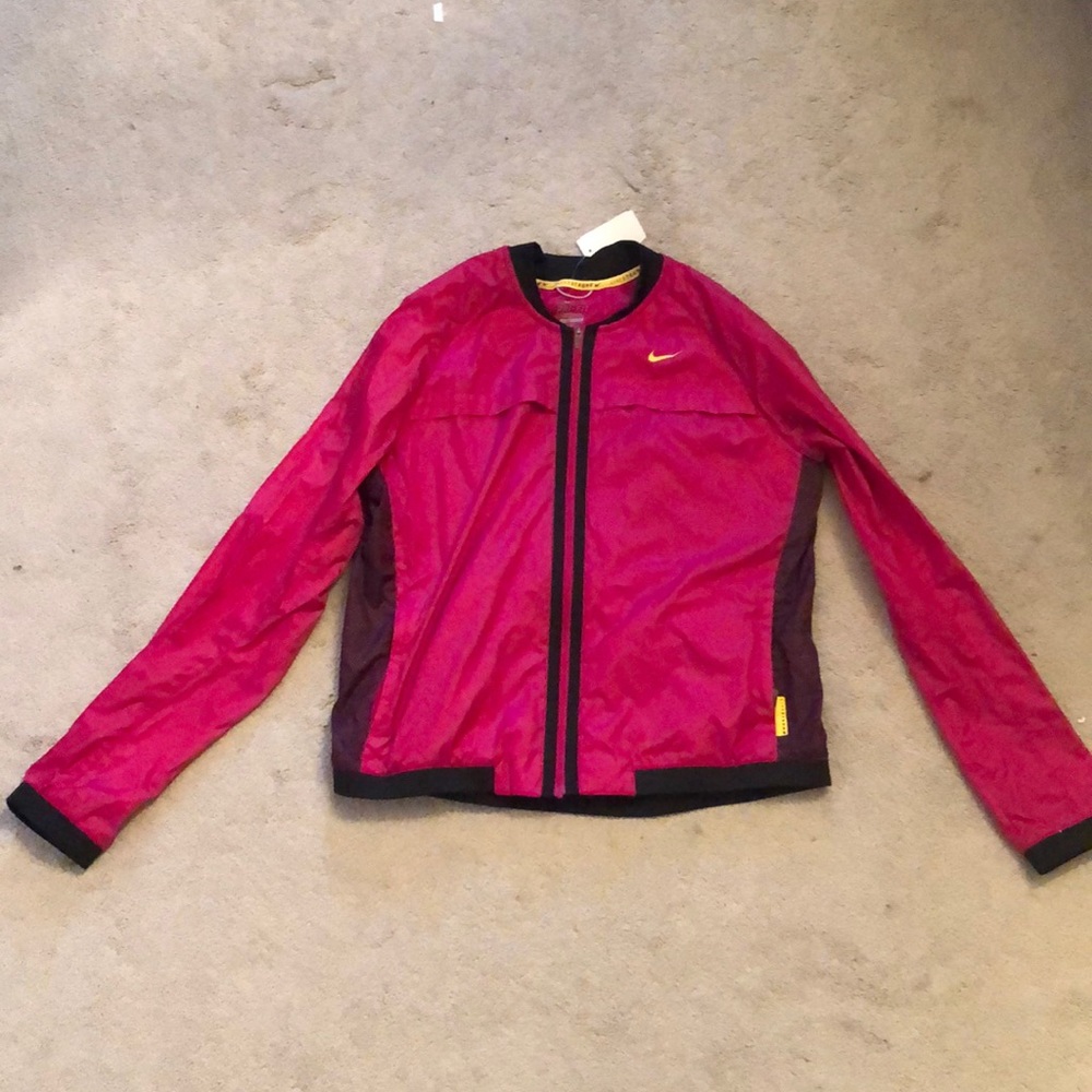 Pink nike jacket